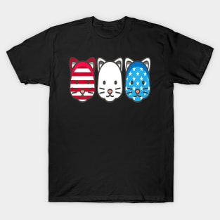 Red White And Blue American Flag T-Shirt